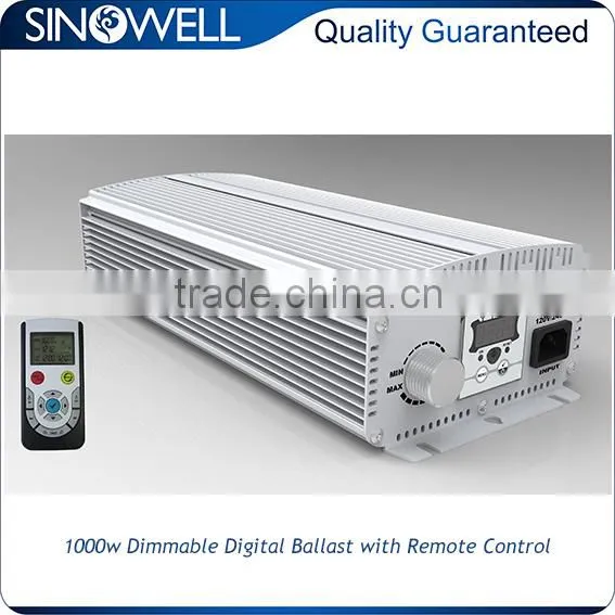 China Honest Manufacturer SINOWELL 400w 600w 1000w Hydroponic Grow Light Air Cooled Ballast