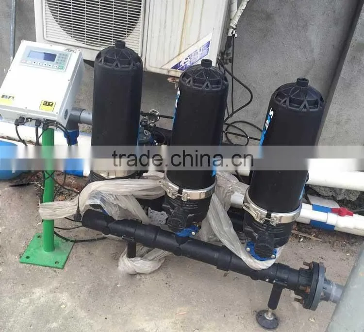 Plastic pipe disc filters as pretreatment machine of seawater desalination
