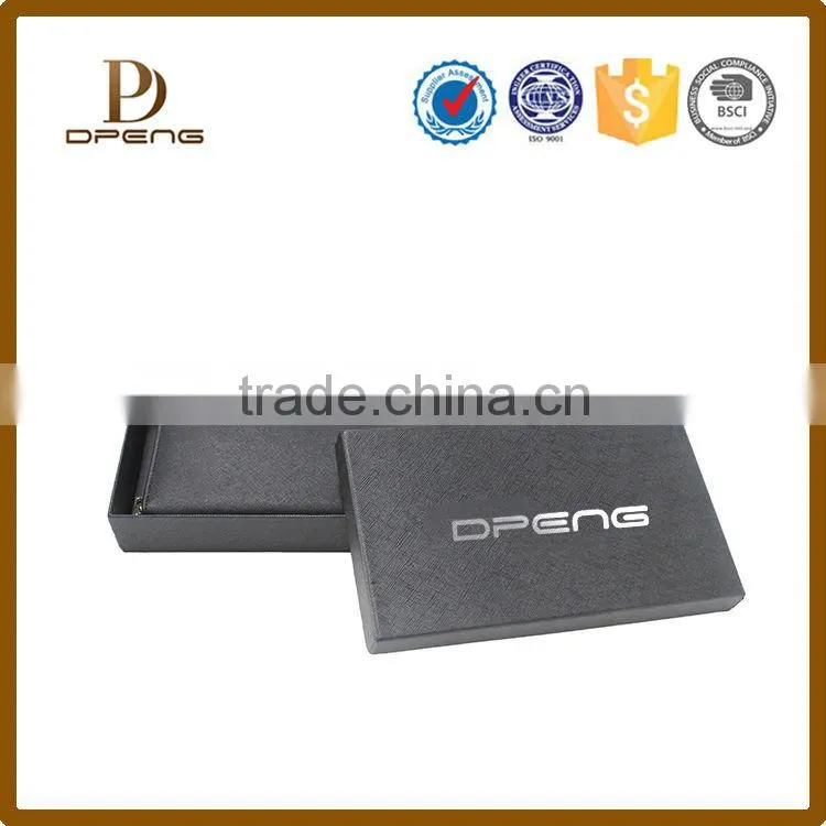 Wholesale custom consice genuine leather purse for women