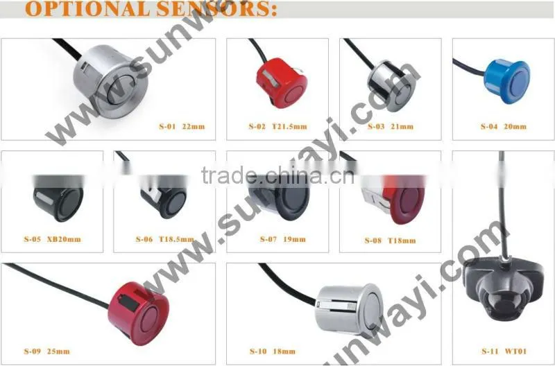Popular Electromagnetic Reversing Aid LED Parking Sensor Parktronic Details