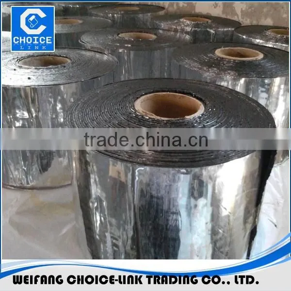 Width of 10cm aluminum self adhesive bitumen flashing tape