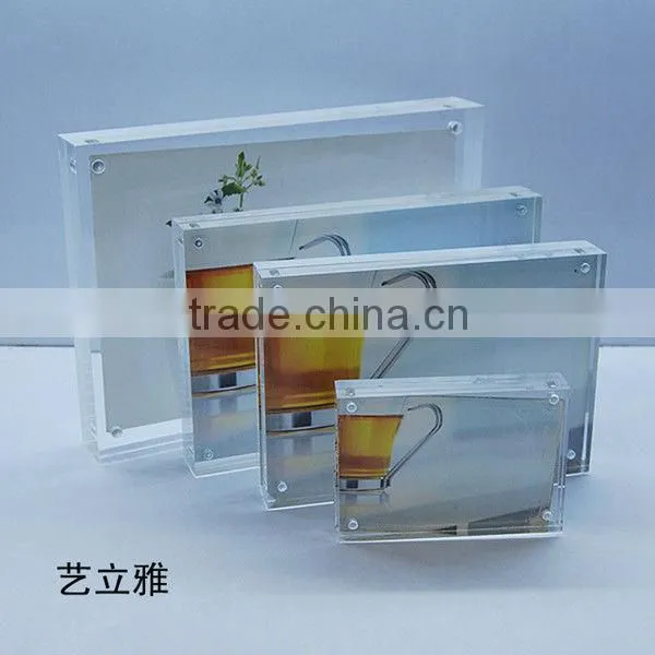 sale hot acrylic magnetic display photo frame,A4 phoro frame