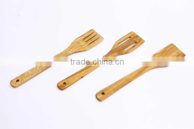 eco-friendly heat-resisitant wood kitchen utensil