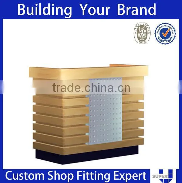 Fashion free shop signs counter used iron lantern stand wooden cashier desk