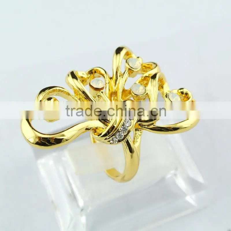 18k engagement gold ring