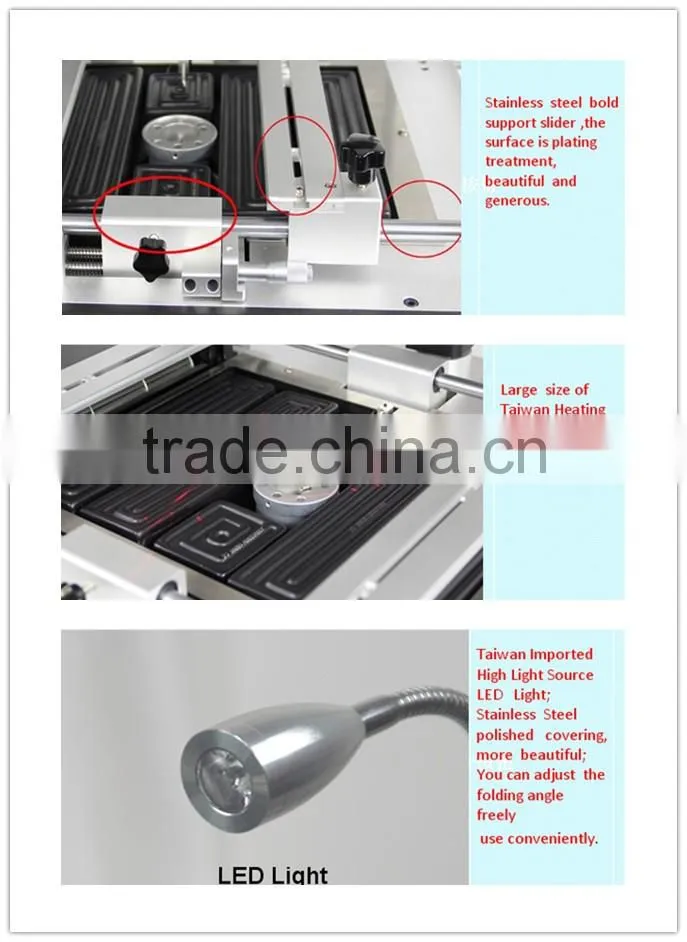 Semi-auto BGA Rework Station DH-A2 Optical Alignment BGA Rework Machine