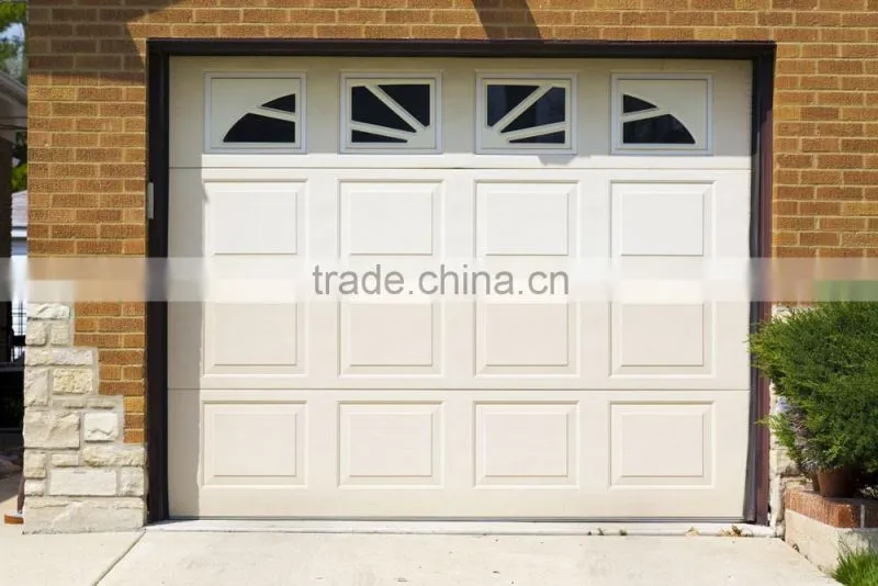 PVC windows for sectional garage door