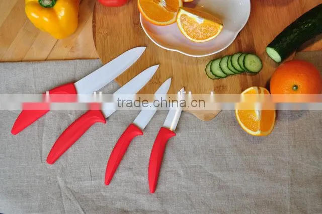 Hot selling best quality easy soft touch handle Ceramic Knives set all sizes General Use