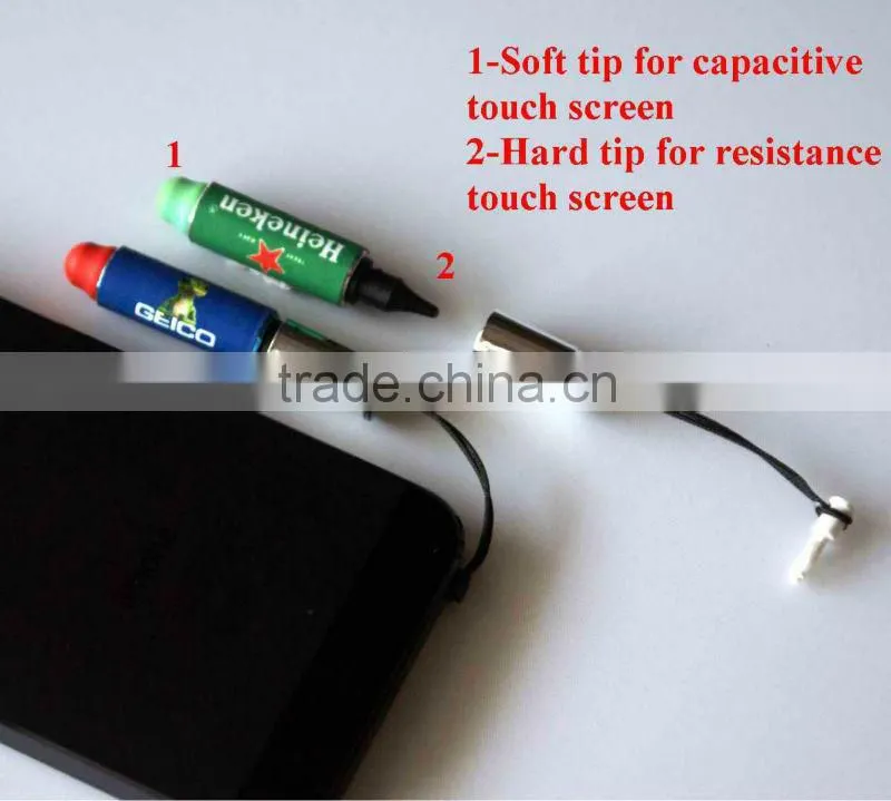 2 function small stylus touch pen
