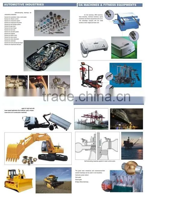 DX free sliding oilless bearing bush