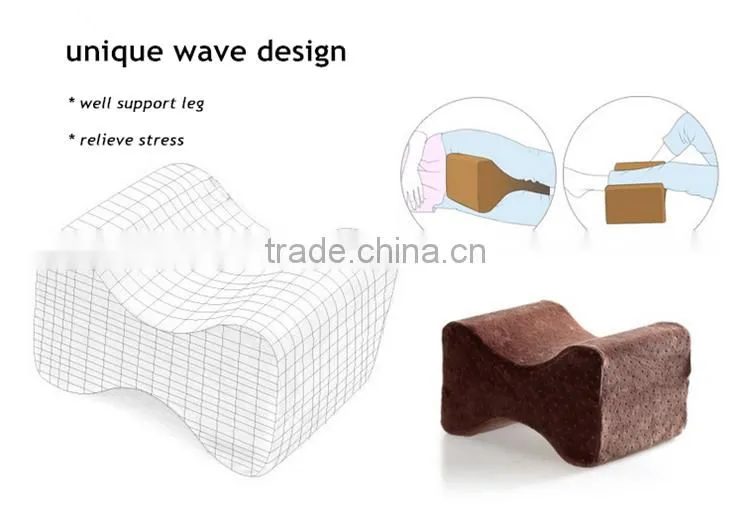 China Memory Foam Inflatable Leg Rest Travel Pillow Elevate Legs
