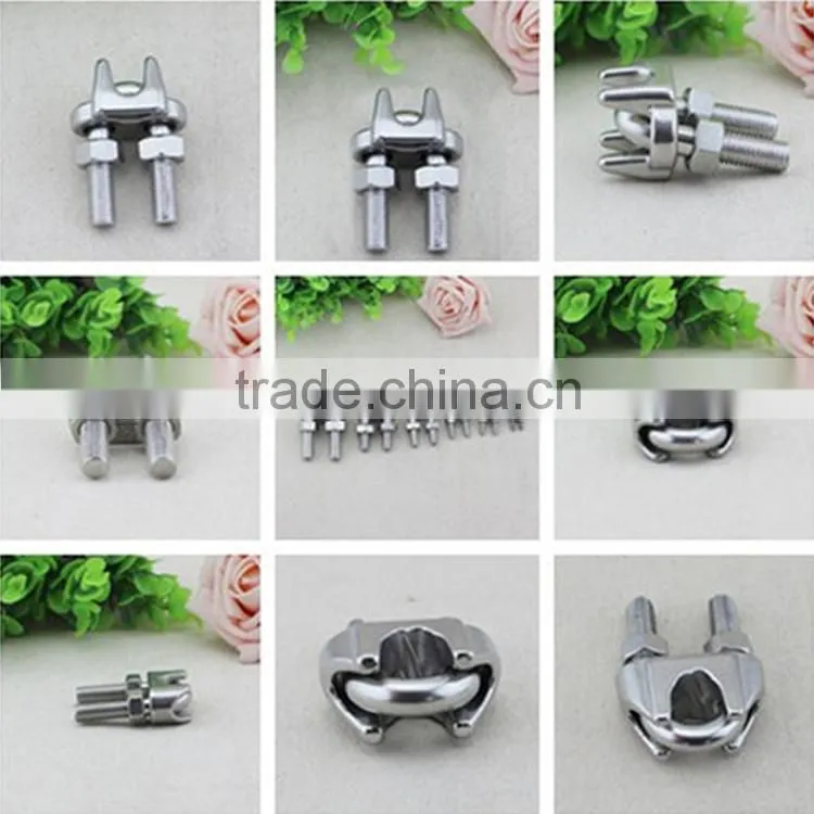 Stainless Steel Heavy-Duty Wire Rope Clip - Choose 3/16", 3/8" or 1/2" Heavy Duty Wire Rope Clip High Quality