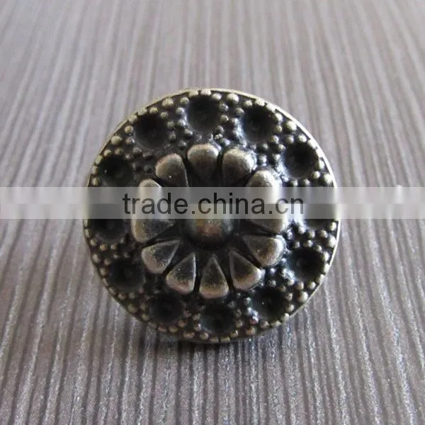 europe antique copper color metal jeans button
