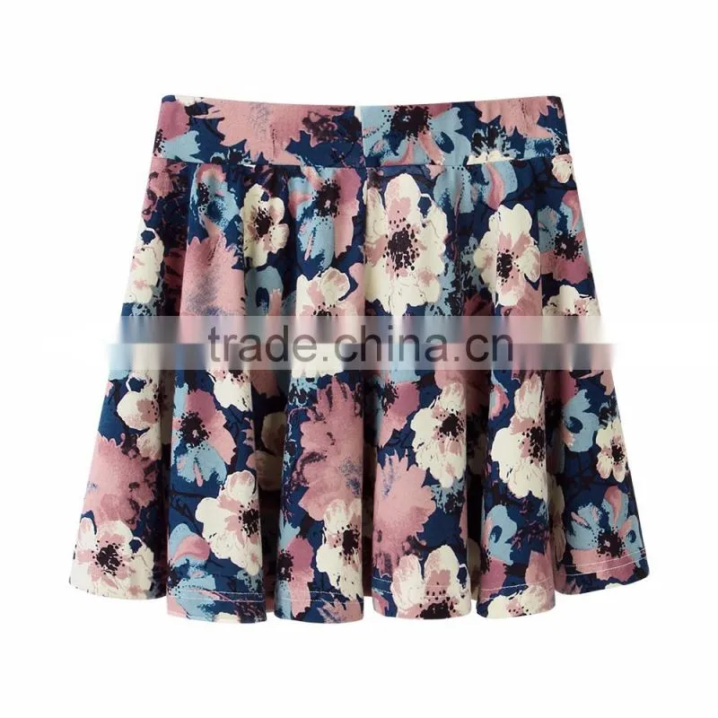 The new print dress fashion female skirts in the summer of cultivate one's morality joker a-line skirt pleated skirts pants