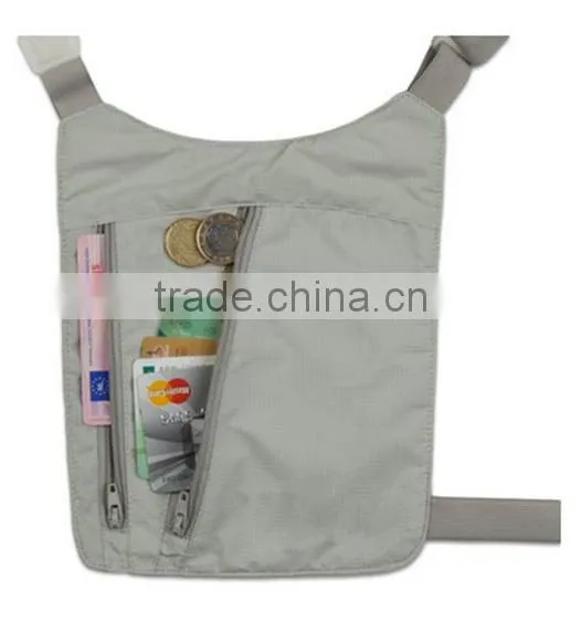 RFID Keep Passport and Card Protected Hidden Travel Wallet