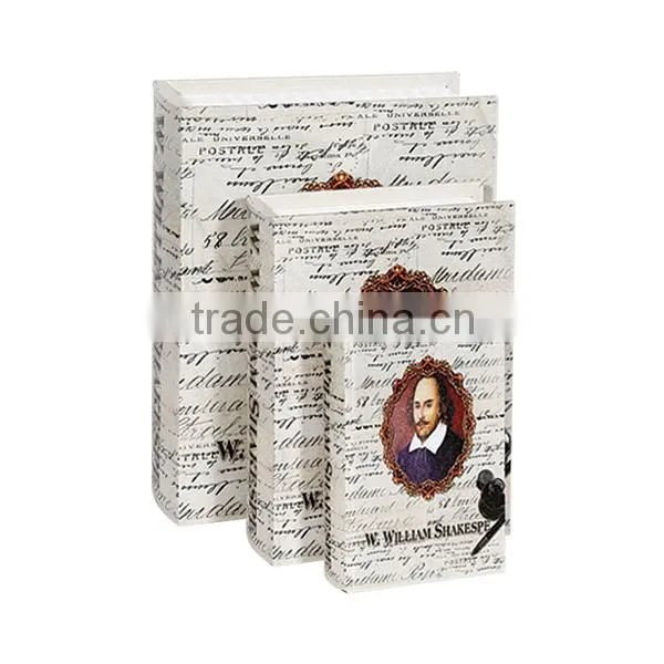 customized wooden packaging book box