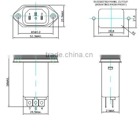 AC Plug EMI filter
