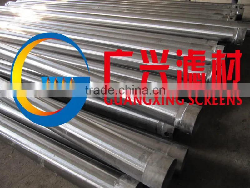 China factory 20 experience stainless steel 304 wedge wire profile screen pipes
