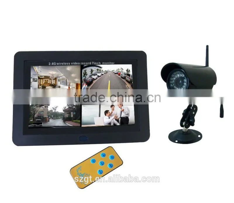 Factory Product 4 Channel HD Monitor Black Color 7'' LCD Camcorder