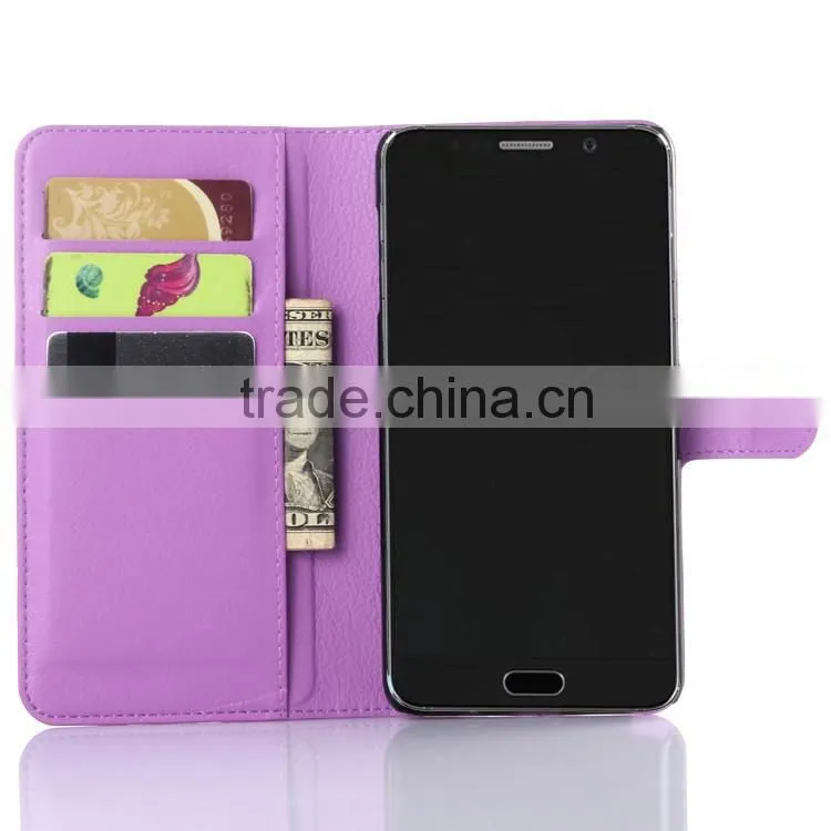 Wholesale Folio Stand Case for Samsung GALAXY Note 5 PU Leather Flip Cover with Wallet