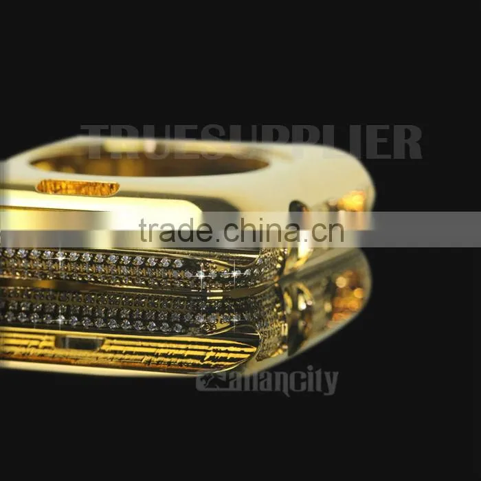 men diamond wathes for apple watch gold housing