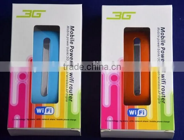 3G wireless router wifi mobile power portable mobile power charging treasure mobile phone three Netcom Power Custom Factory