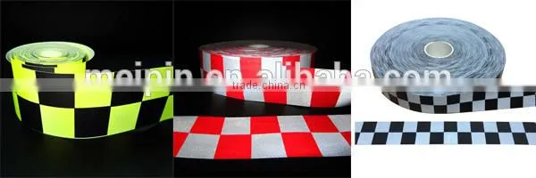 Color Checker Texture Reflective Fabric Tape