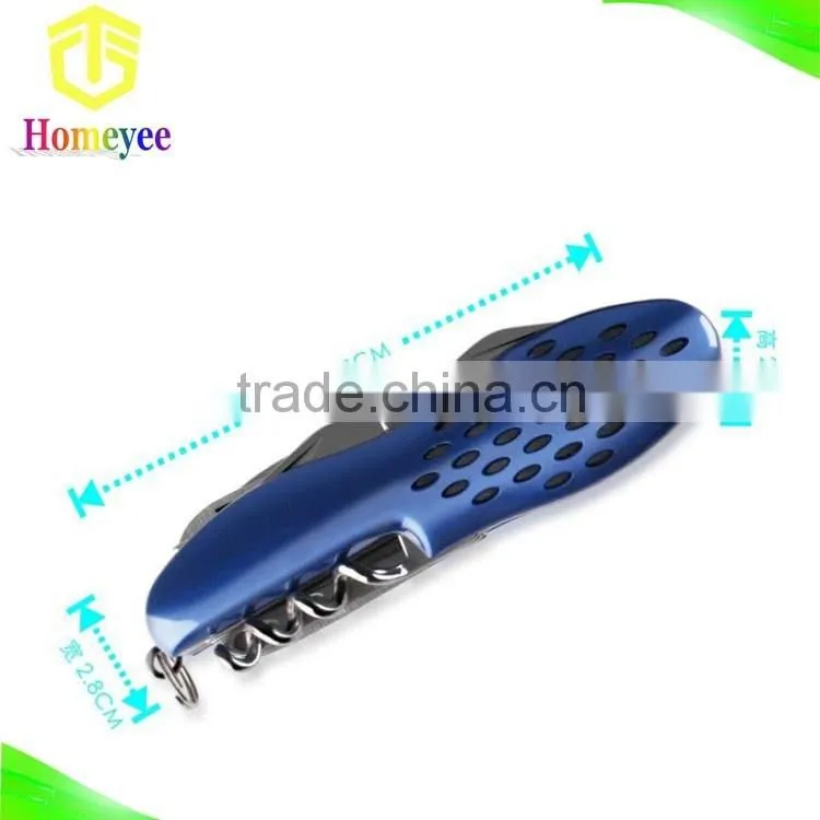 11pcs peanut shape steel handle multi-function pocket knife gift knife