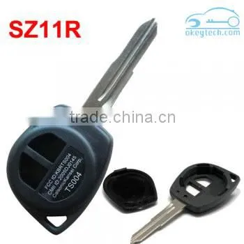 High Quality car key shell Suzuki Swift key,2 button Suzuki Swift key blank HU133R