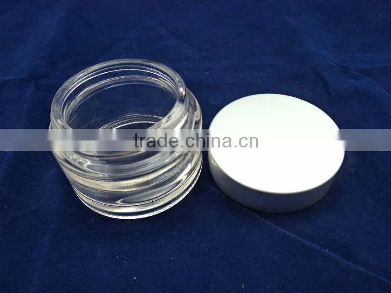 high white material 30ml cosmetic face cream jar