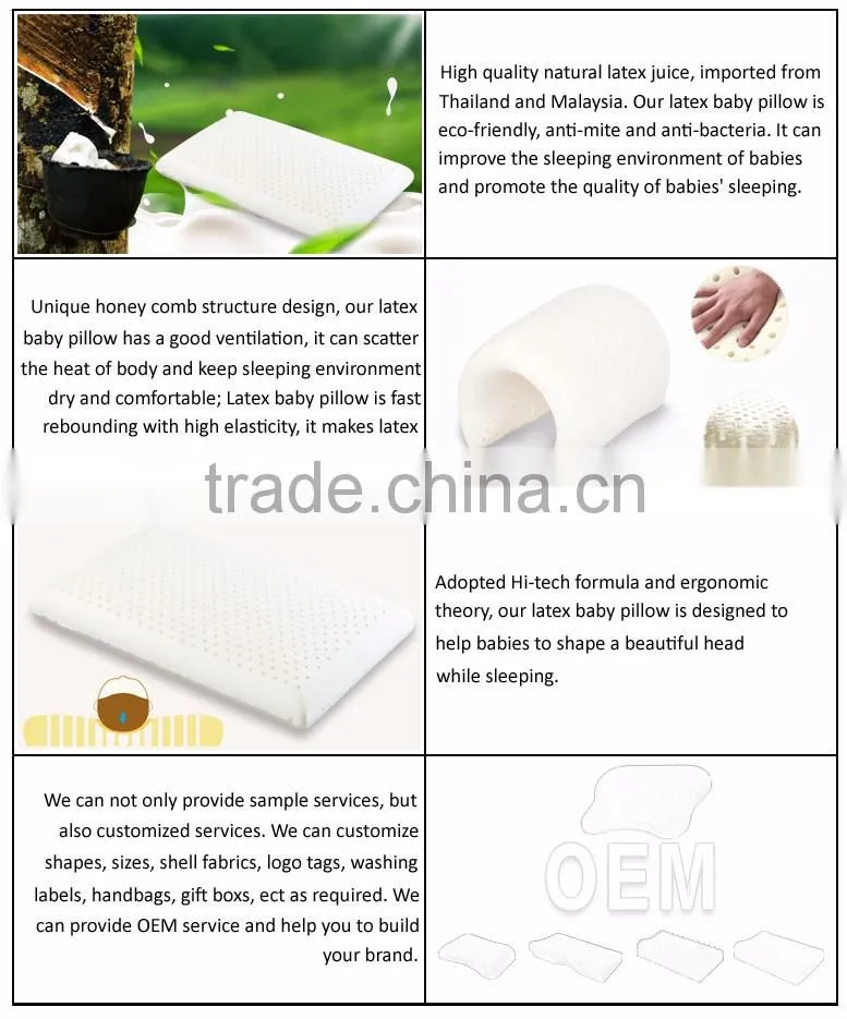 memory foam baby pillow comfortable latex