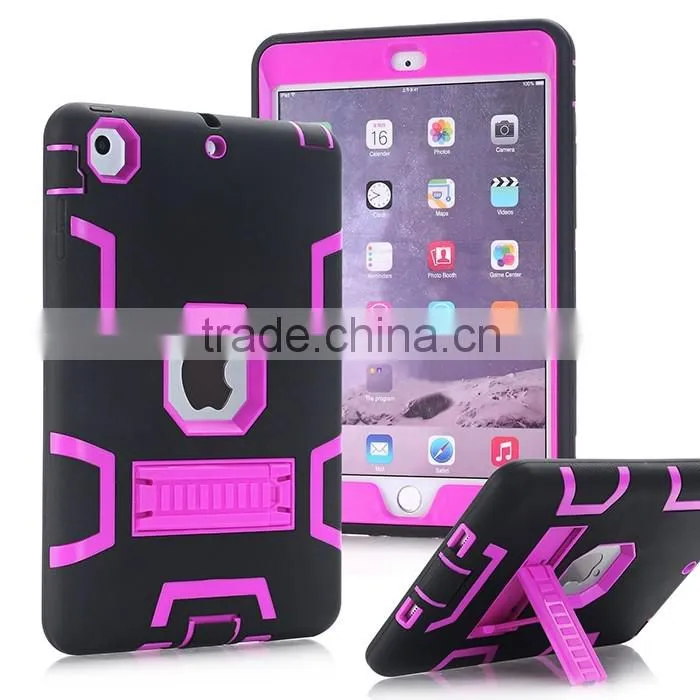 High quality plastic case for ipad mini 2 case with mini 3 case