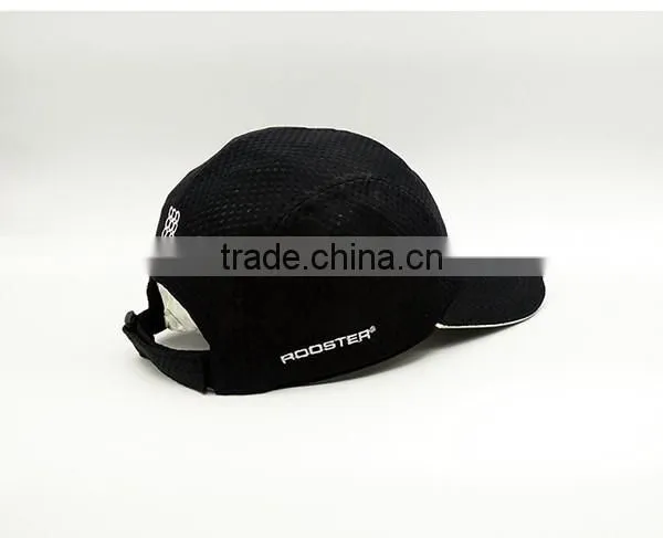 Mens New 5 Panel Hat Blank Twill Golf Cap In White Wholesale Golf Caps