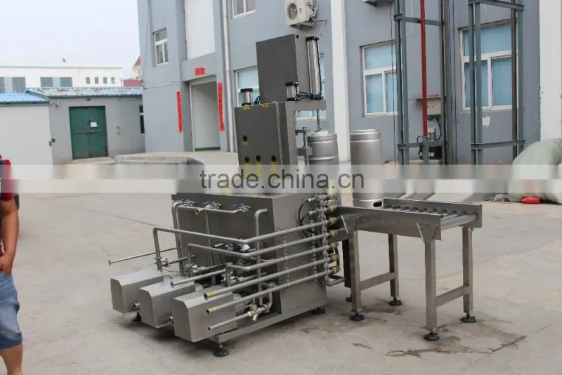 draught beer keg washing and filling machine equipment plant