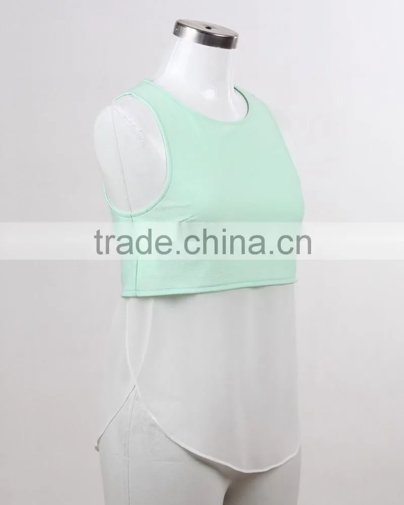 F5S15195 Special Design Plain Ladies Tank Top Wholesale