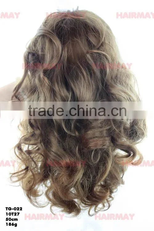Cute curly hair Ponytail,loose loope hair end,permanent hair