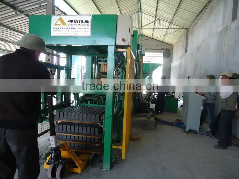 Shenta machine cement automatic bricks production line