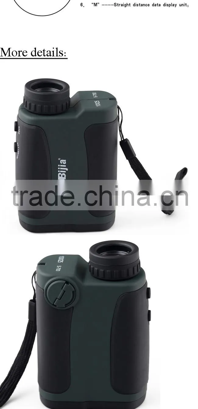 BIJIA 10x25 700m Optical Infrared Laser Rangefinder for Out-Door Hunting by Young
