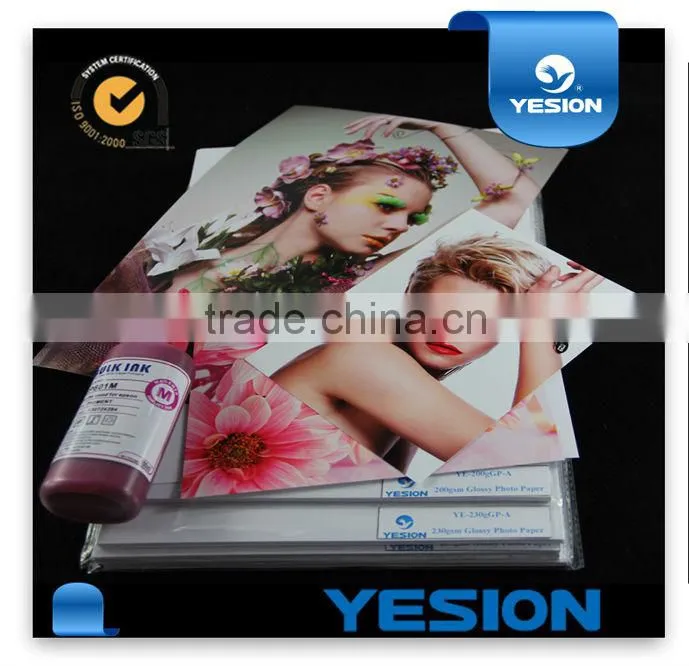 Factory price for gloosy photo paper 200gsm A3 A4