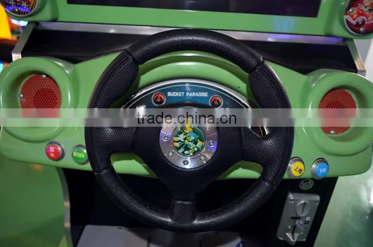 Bucket paradise smiulator arcade car racing game machine for sale