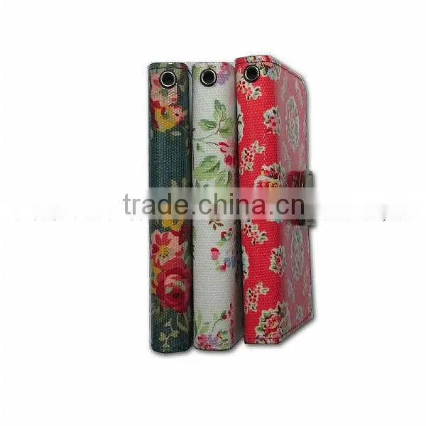 Original flower leather phone case for Pantech SKY Vega IM-A830 with credit card slot