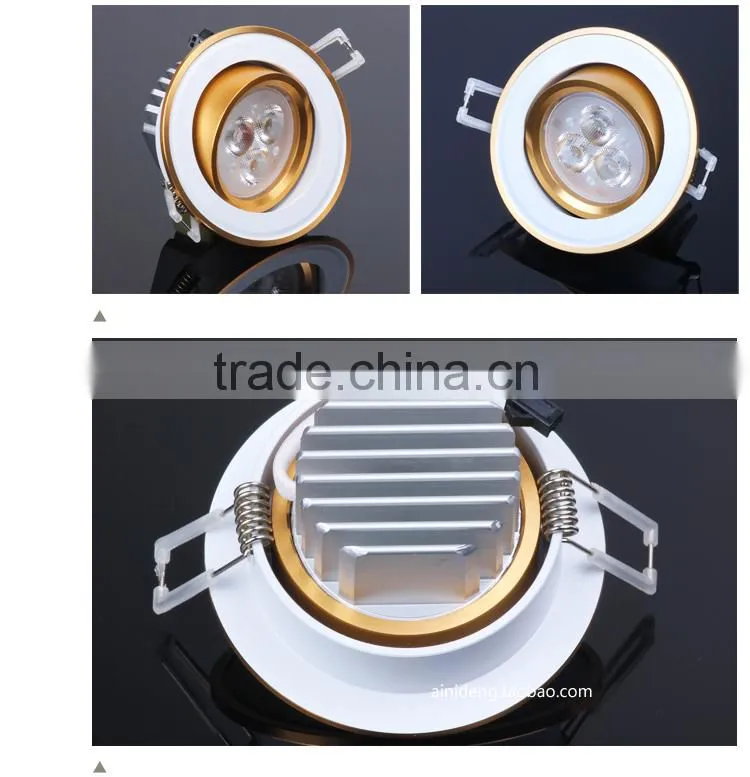 Led Recessed Ceiling Light 3W aluminium ceiling light most demanded products in china