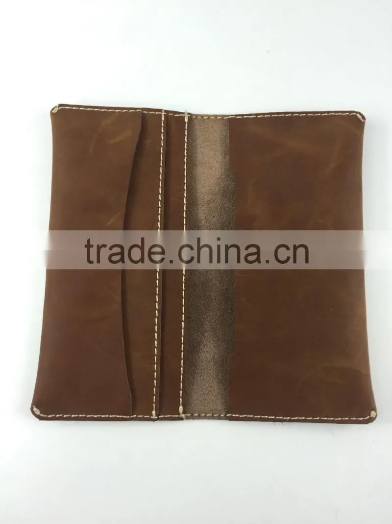 Hot Sales New Style Top Leather Wallet Cases for Universal mobile Phone with Many Card Slots and Money Slot.