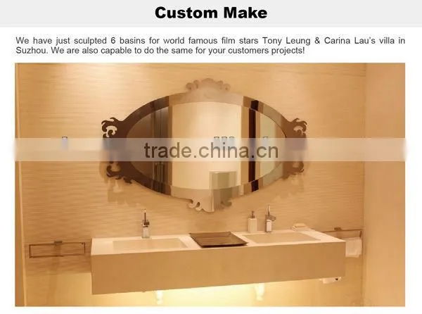 TR4012HO Onyx bathroom stone sink
