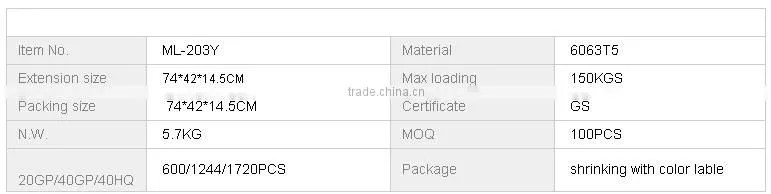 protable aluminium workstand SGS approval high quality