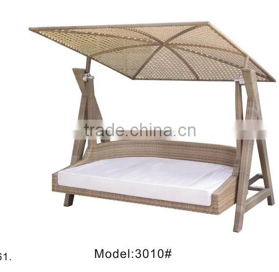 Outdoor heavy duty hammock garden rattan wicker swing chair