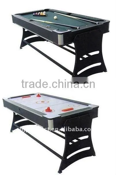 6' Cheaper price Factory promotion 2 in 1 Multi games table. Air hockey table, Pool table