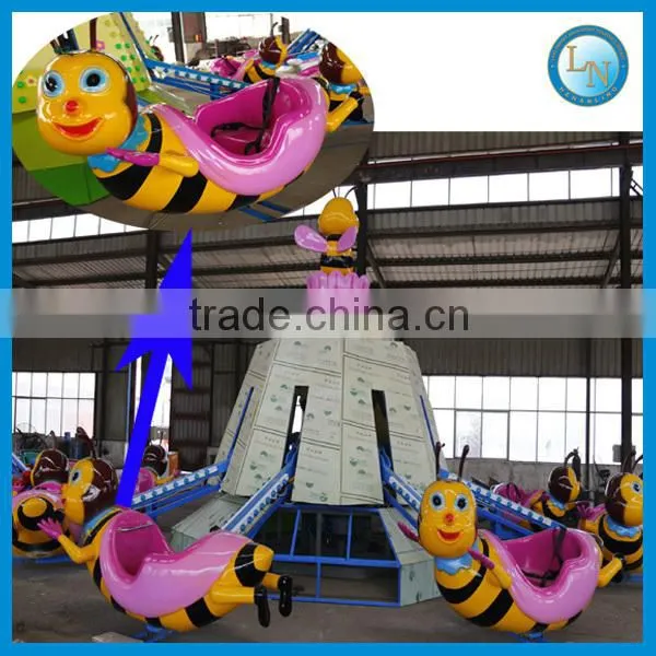 Funfair attraction rotary bee ride!!! Amusement park playground equipment kids ride rotary bee for sale