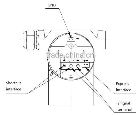 SS316L square root output absolute pressure transmitter