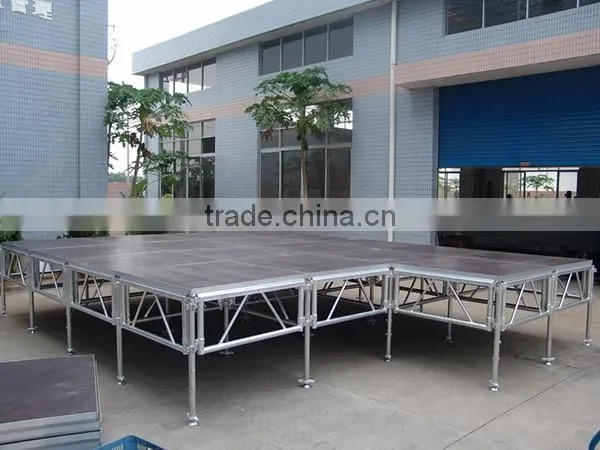 2016 new desige cheap portable platform,on sale aluminum portable stage